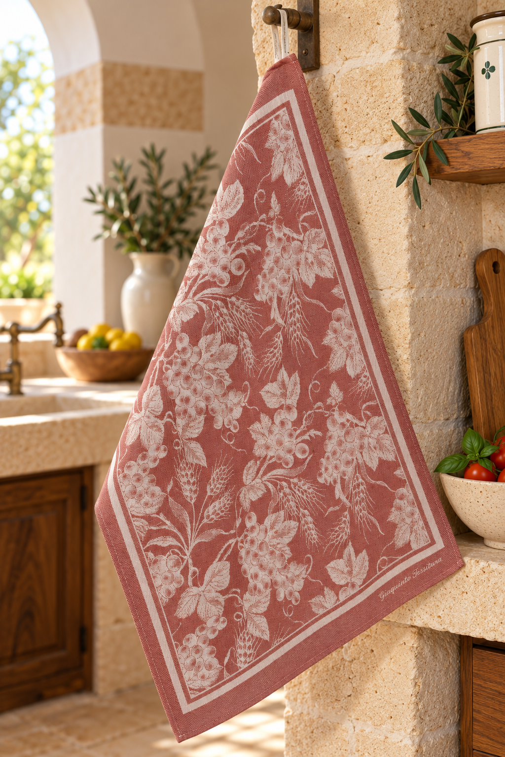 Canovaccio Uva Spiga – Cotone e Lino tinto filo