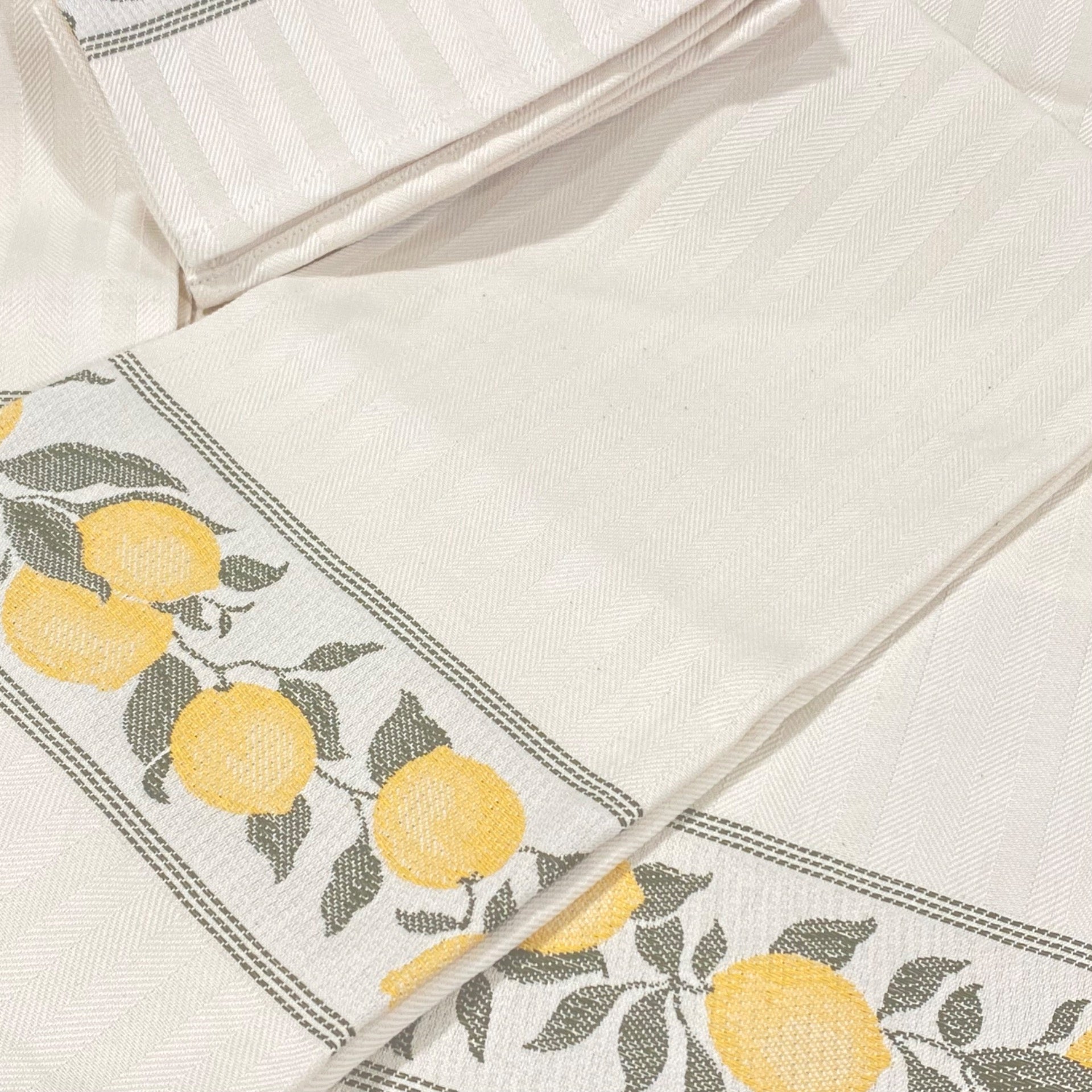 Canovaccio Limone in Cotone Jacquard