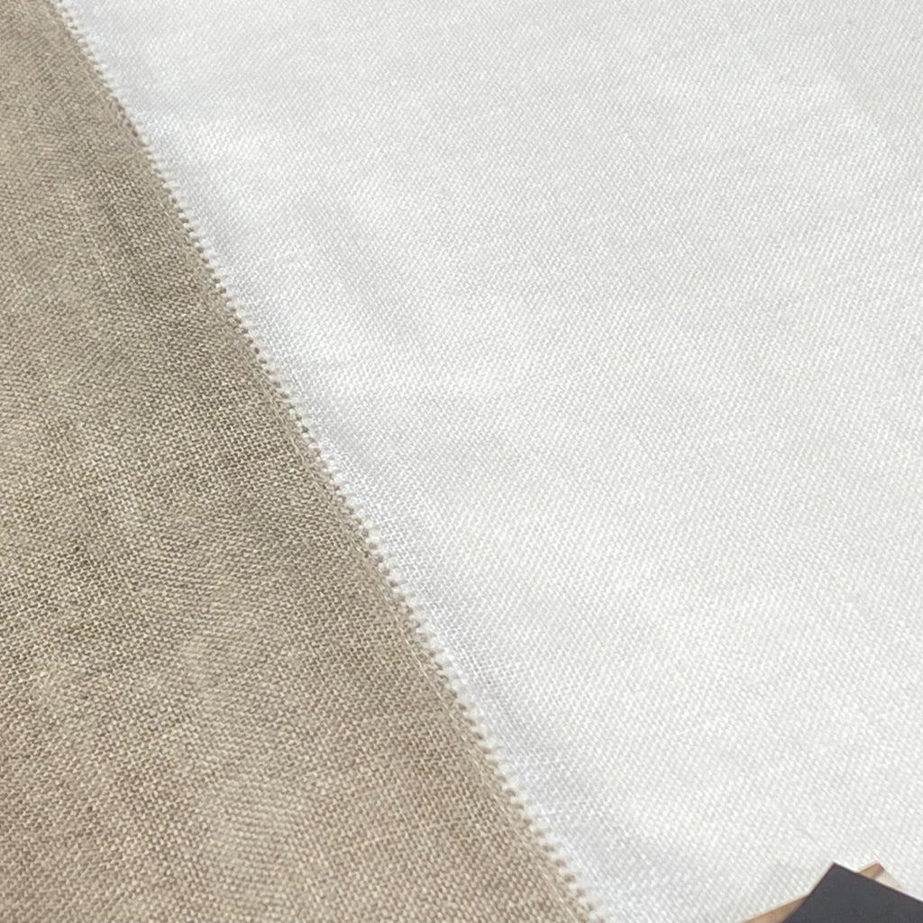 Tovaglia Bordo Lino in Puro Lino con Bordo Naturale