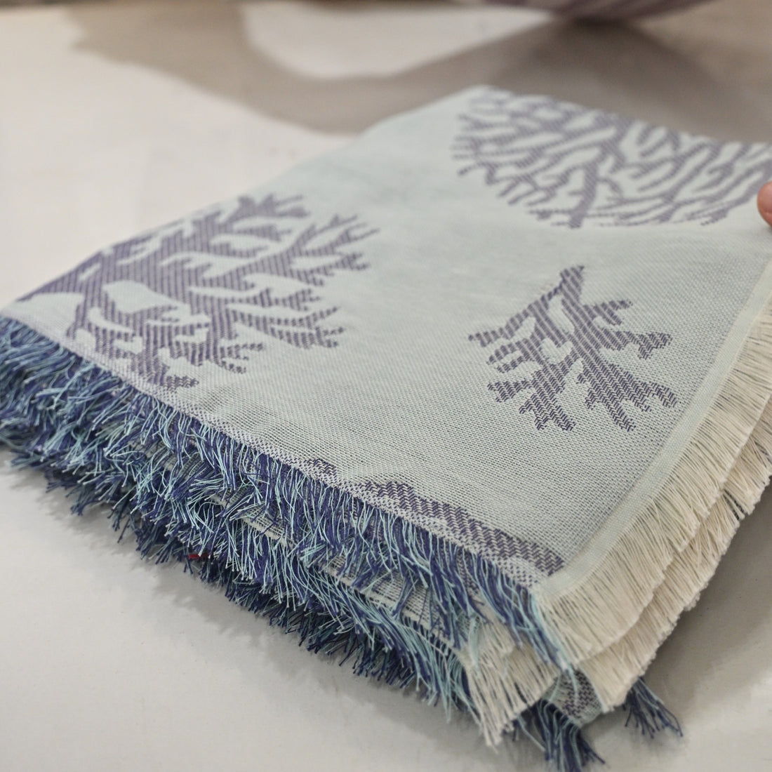 Telo Mare Jacquard Tubolare in Cotone 100%