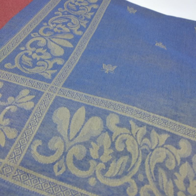 Runner Api in misto lino con tessitura jacquard